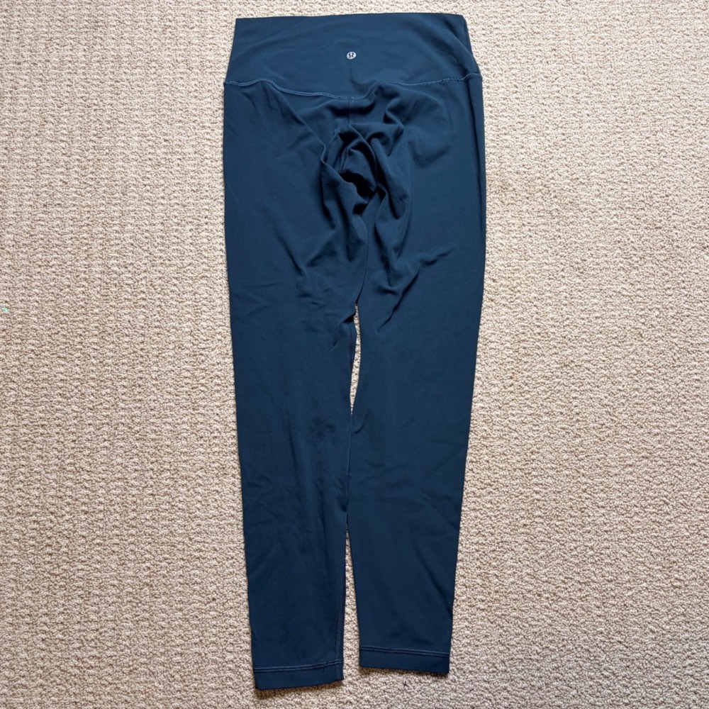 Lululemon Align High Rise Leggings Teal Blue Nulu Yoga Pants READ